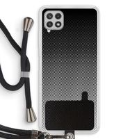Musketon Halftone: Samsung Galaxy A22 4G Transparant Hoesje met koord