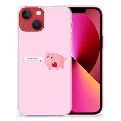 Apple iPhone 13 Telefoonhoesje met Naam Pig Mud Apple iPhone 13 Telefoonhoesje met Naam Pig Mud