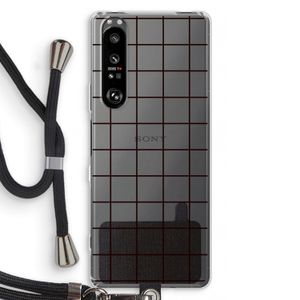 Rooster: Sony Xperia 1 III Transparant Hoesje met koord
