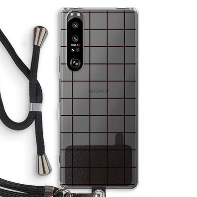 Rooster: Sony Xperia 1 III Transparant Hoesje met koord