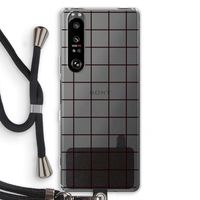 Rooster: Sony Xperia 1 III Transparant Hoesje met koord Rooster: Sony Xperia 1 III Transparant Hoesje met koord