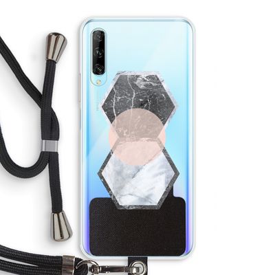 Creatieve toets: Huawei P Smart Pro Transparant Hoesje met koord