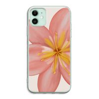 Pink Ellila Flower: iPhone 11 Transparant Hoesje