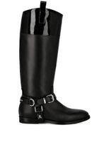 Philipp Plein bottes à détail de boucles - Noir - thumbnail