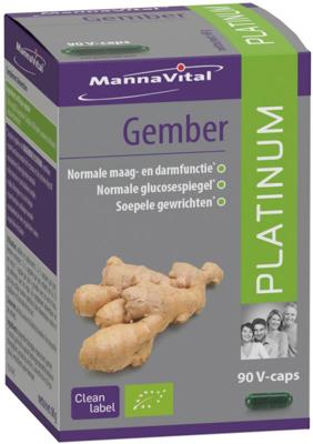 Mannavital Gember bio platinum