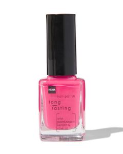 HEMA Long Lasting Nagellak 910 Candy Cane (felroze)
