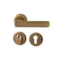 Hardbrass Achterdeurset Shadow compleet SKG*** - mat brons