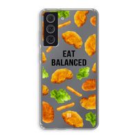 Eat Balanced: Samsung Galaxy S21 FE Transparant Hoesje