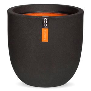 Capi bloempot urban smooth 43x41 cm zwart kbl933