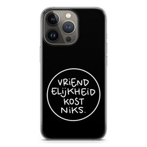 Vriendelijkheid: iPhone 13 Pro Transparant Hoesje