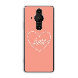 Best heart: Sony Xperia Pro-I Transparant Hoesje