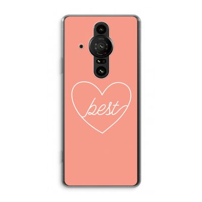 Best heart: Sony Xperia Pro-I Transparant Hoesje