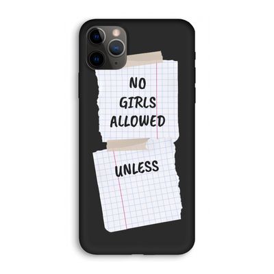 No Girls Allowed Unless: iPhone 11 Pro Biologisch afbreekbaar hoesje