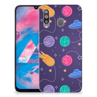 Samsung Galaxy M30 Silicone Back Cover Space - thumbnail