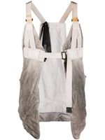 Boris Bidjan Saberi gilet à fermeture à boucle - Gris
