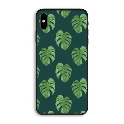Monstera leaves: iPhone XS Max Biologisch afbreekbaar hoesje