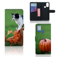 Alcatel 1S (2021) Telefoonhoesje met Pasjes Kitten - thumbnail