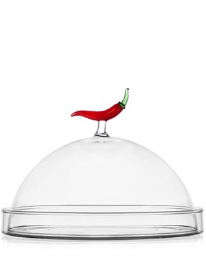 Ichendorf Milano assiette en verre à design ovale - Blanc