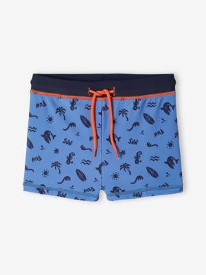 Zwemboxershort voor jongens blauw