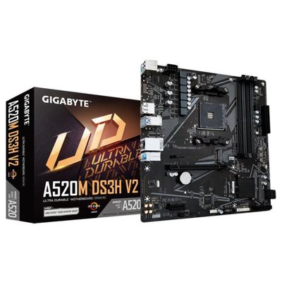 Gigabyte A520M DS3H (A520,AM4,mATX,AMD) Gigabyte A520M DS3H (A520,AM4,mATX,AMD)