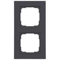 Opus 55 afdekraam dubbel Fusion antraciet mat 512.902.51