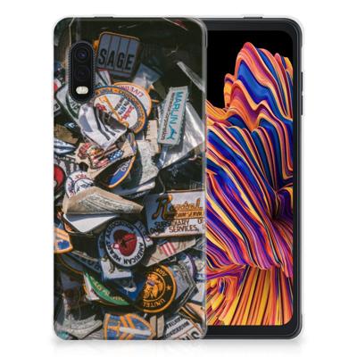 Samsung Xcover Pro | Siliconen hoesje | met foto Badges
