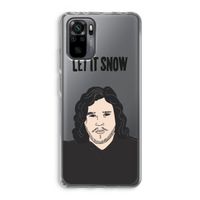 Let It Snow: Xiaomi Redmi Note 10 Pro Transparant Hoesje