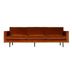 BePureHome Rodeo 3-zitsbank - Velvet - Roest