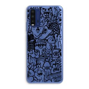Vexx Black Mixtape: Xiaomi Redmi 9T Transparant Hoesje