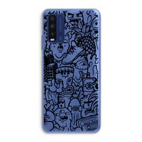 Vexx Black Mixtape: Xiaomi Redmi 9T Transparant Hoesje