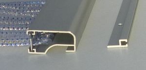 Strip & h-profiel t.b.v. kunststof vliegengordijn - 90 cm
