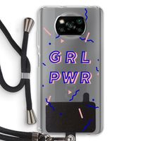 GRL PWR: Xiaomi Poco X3 Pro Transparant Hoesje met koord