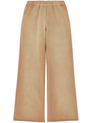 RE/DONE pantalon de jogging en coton biologique - Marron