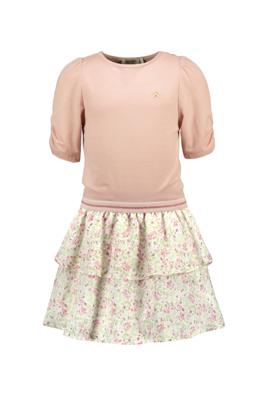 Like Flo Zomer jurk meisjes Licht roze - fancy AOP - Mara