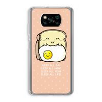 Sleep All Day: Xiaomi Poco X3 NFC Transparant Hoesje