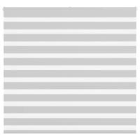 VidaXL Zebra rolgordijn 155x150 cm stofbreedte 150,9 cm lichtgrijs