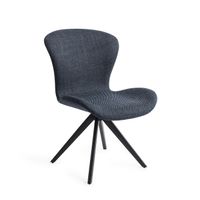 Jesper Home Eetkamerstoel 'Moji' Turn Black, Draaibaar, kleur Mystic Marine