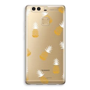 Ananasjes: Huawei P9 Transparant Hoesje