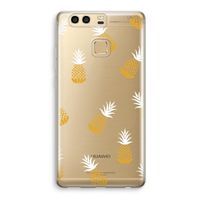 Ananasjes: Huawei P9 Transparant Hoesje