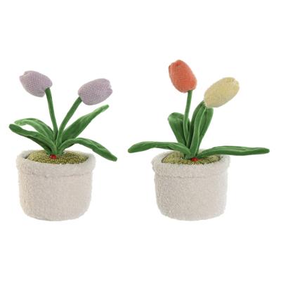 Deurstopper Home ESPRIT 14 x 14 x 30 cm (2 Stuks)