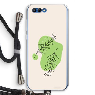 Beleaf in you: Honor 10 Transparant Hoesje met koord