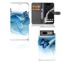 Google Pixel 7 | Telefoonhoesje | Met pasjeshouder | Vlinders