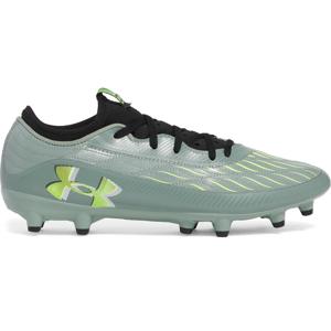 Under Armour Magnetico Select 4.0 Gras Voetbalschoenen (FG) Lichtgroen Neongeel Zwart