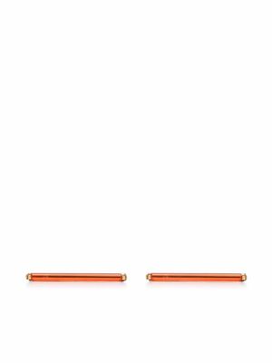 BEATRIZ PALACIOS petites boucles d'oreilles Neon Orange