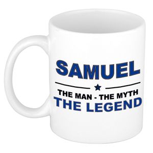 Samuel The man, The myth the legend cadeau koffie mok / thee beker 300 ml