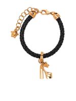 Versace bracelet Aevitas en cuir tressé - Noir - thumbnail