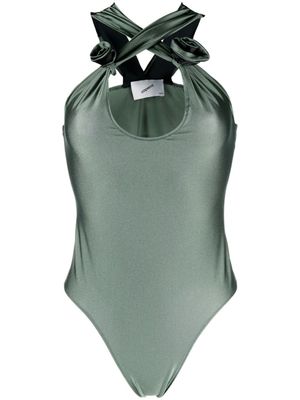 Coperni body à fleurs - Vert