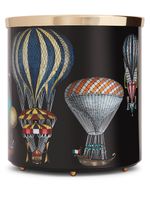 Fornasetti corbeille à papier Palloni - Noir