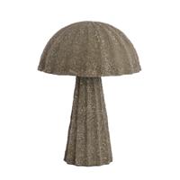 Light & Living Ruwe tafellampChristio Ø 29cm - donkergrijs - 8057321