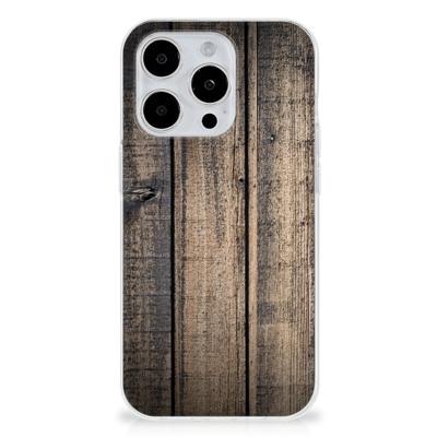 iPhone 15 Pro | Bumper Hoesje | Steigerhout